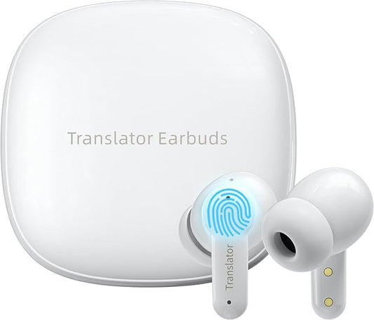 M3 Offline Language Translator Earbuds Support 144 Languages & Accents Translation Two-Way Translation Translator Device